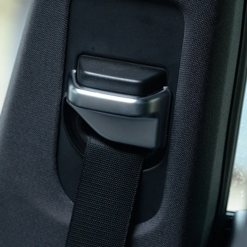 Автомобильный ремень безопасности декоративная рамка, обшивка, накладка 2 шт. для Mercedes Benz X156 C117 W176 GLA CLA класс 2013- Хром ABS