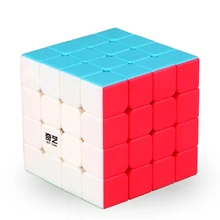 4X4X4 QiYi QiYuan Кубик Рубика для профессионалов Скорость Куб Головоломка на Скорость Куб обучающий игрушки для детей рождественские подарки для детей Cubo Magico