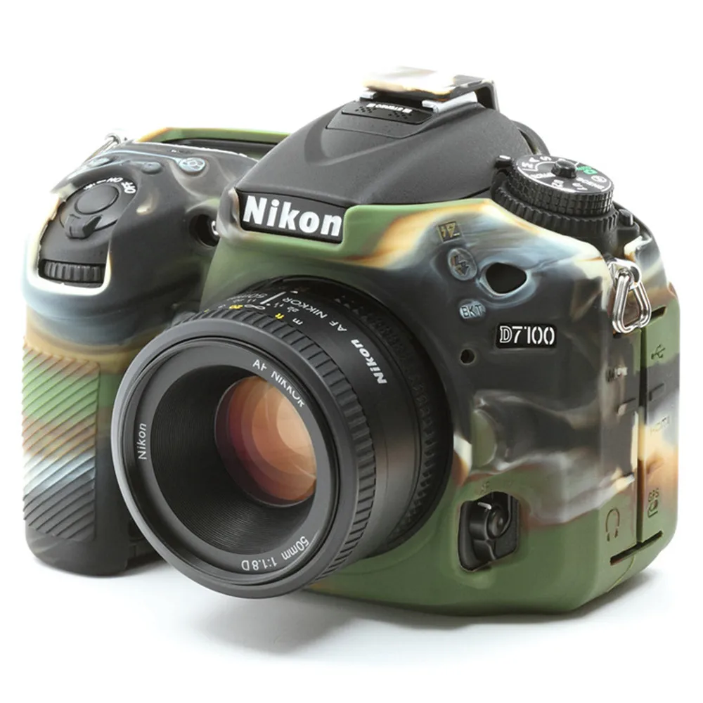 CAENBOO D750 D7000 сумка для камеры Мягкий силиконовый резиновый защитный чехол для тела чехол для Nikon D7100 D7200 D600 D610 D5100 D5200