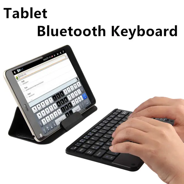 Best Price Bluetooth Keyboard For Huawei MediaPad T1 8.0 Tablet PC T2 8Pro T1-823L T1 821w Wireless keyboard Android Windows Touch Pad Case