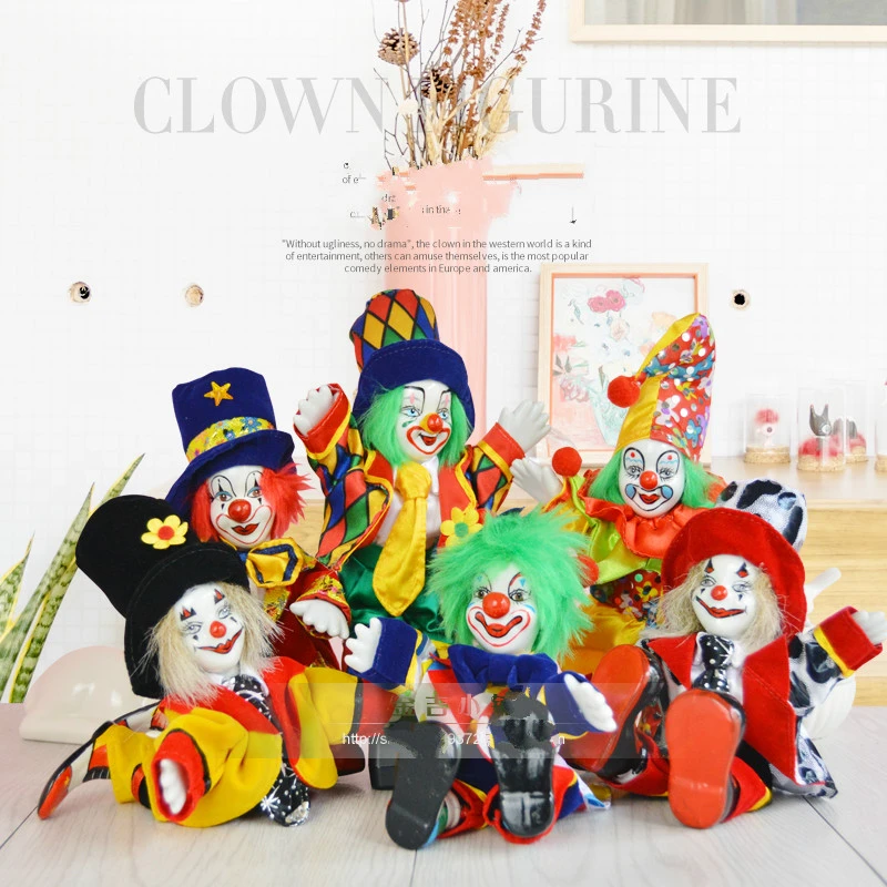 ceramic clown doll