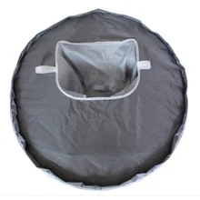 Водонепроницаемый Домашний детский коврик для животных портативный складной кухонный круглое отверстие Многофункциональный Анти-бросок легкий чистый Настольный коврик