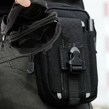 Водонепроницаемая нейлоновая тактическая поясная сумка черный нейлоновый Открытый спортивный пакет сумка Военная походная сумка поясная сумка