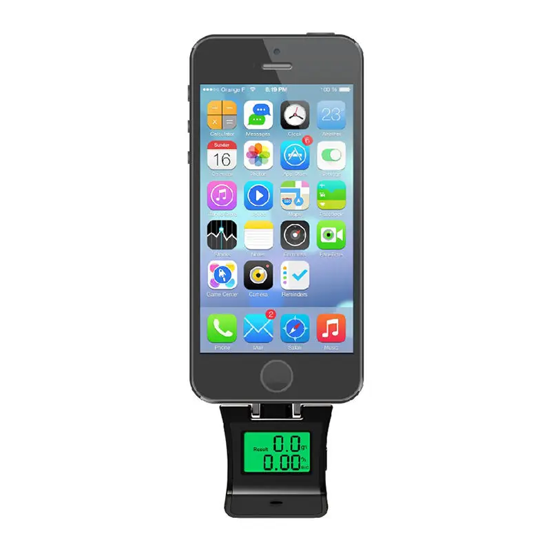 Digital Alcohol Breathalyser Breath Tester LED Mobile Analyser For AndroidIOS Alcohol Tester Professional (10)