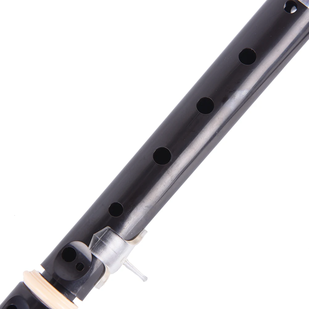8 отверстий Регулируемый Черный кларнет сопрано рекордер флейта, музыкальный инструмент+ палочка для чистки Piccolos аксессуар