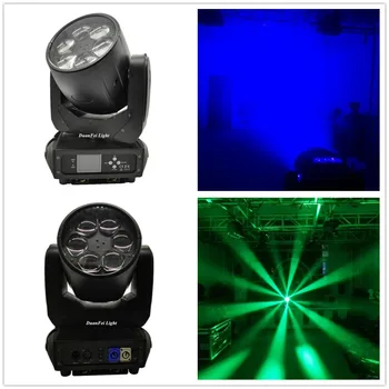 

6pieces 2018 NEW led wash moving head rgbw dmx beam led zoom moving head wash 6x40w bee eye for night club show