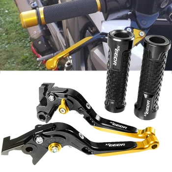 

For YAMAHA XT660r XT660 r 2004-2017 2005 2006 2007 Motorcycle CNC Aluminum Pivot Foldable Brake Clutch Lever Handlebar Grips set