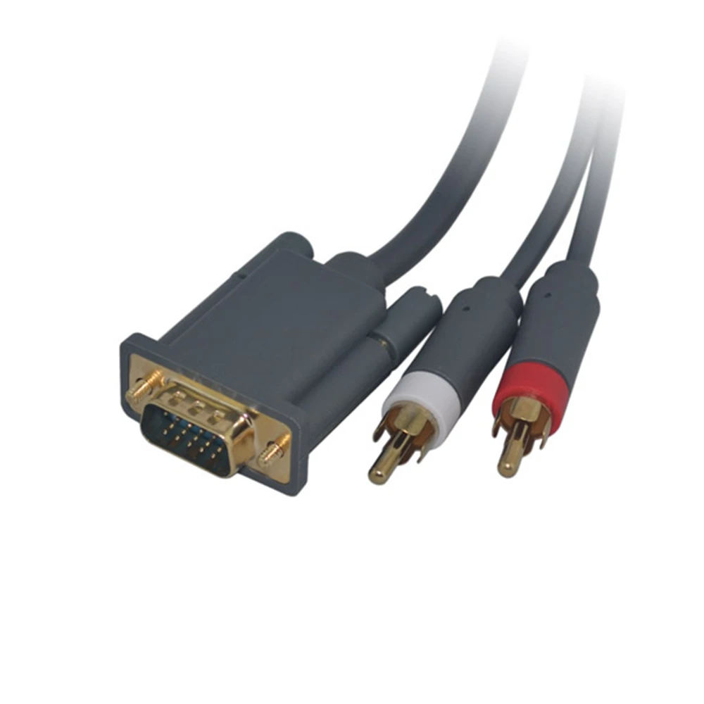 Высококачественный HD VGA AV Кабельный разъем с оптическим выходом для Xbox 360 10