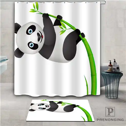 Shower Curtain Пользовательские бамбука(1) Водонепроницаемый душ Шторы коврик для дома Ванна Ткань полиэстер для ванной разные размеры#-01-12-278 - Цвет: Shower Curtain