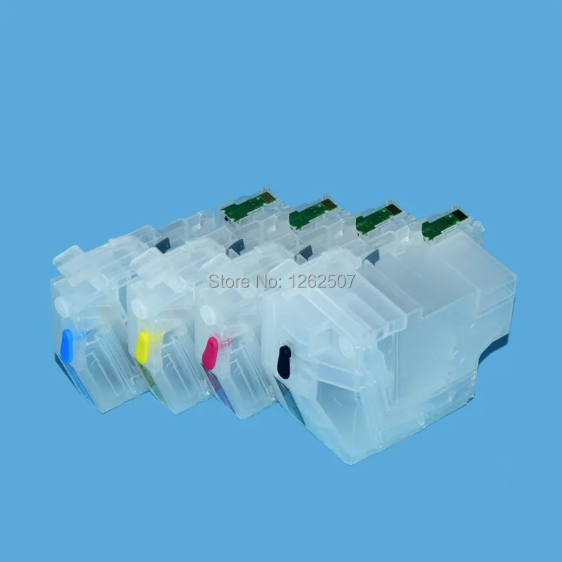 

America LC3017 LC3019 XL Refillable Ink Cartridge With Chip Or Chip Resetter For Brother MFC-J5330 J6530 J6930 J6730 Printers