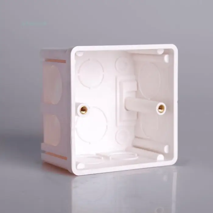 10x Wall Mounting Box For 86 type Standard Light Switch White Plastic