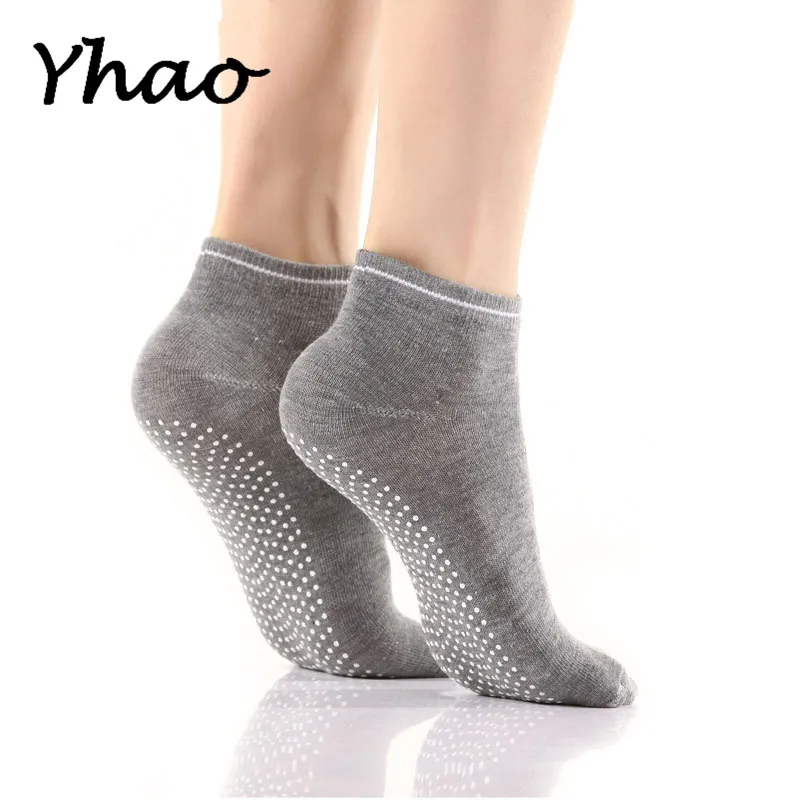 Yhao Women's High Quality Yoga Socks Non-slip Ventilation Perspiration Pilates Socks Size 35-39 Free Shipping