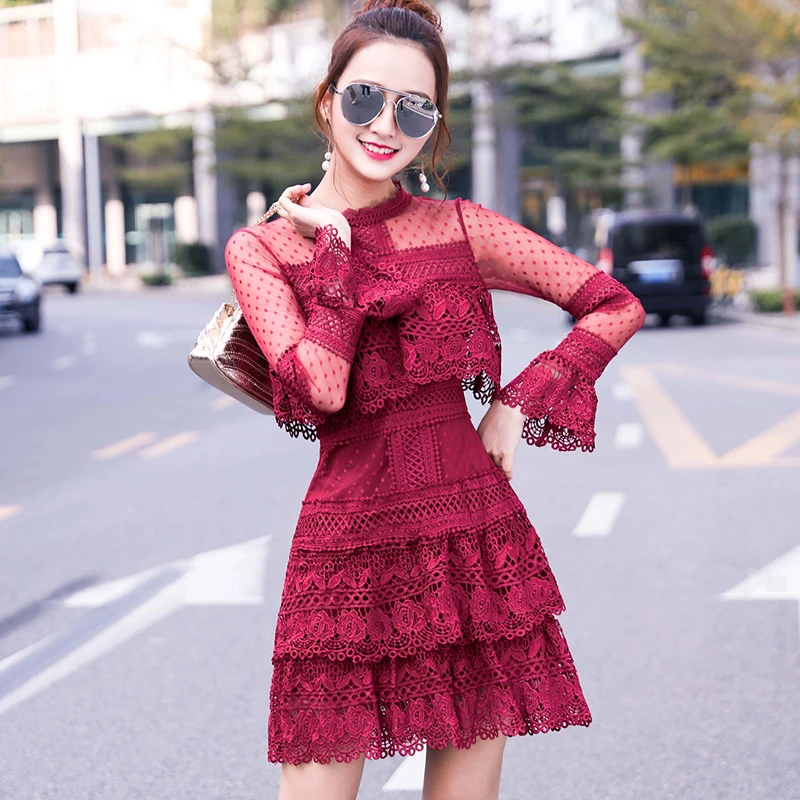 

kids princess dress children party lace floral 2018 WHITE black red fashion clothing 12 14 16 18 20 big grisl dresses