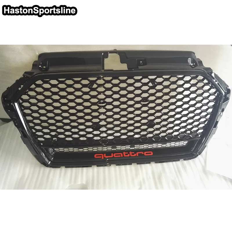 

A3 Modified RS3 Style Front Engine Grill Grids for Audi A3 S3 RS3 S Line 2017UP