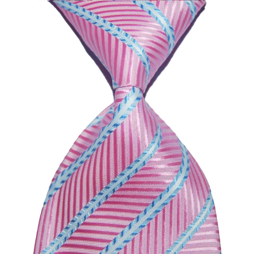 Розовый галстук для мужчин, мужской костюм, галстук из чистого шелка, 10 см, широкий, модный, жаккардовый, тканый, праздничная одежда, деловой подарок для свадебной вечеринки, новинка - Цвет: P011