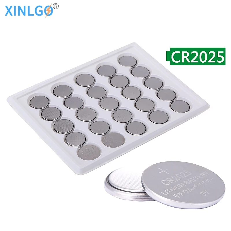 25PCS CR2025 Battery Lithium Button Coin Cell Batteries 3V 3 Volt