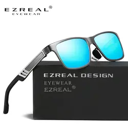 Ezreal Алюминий магния Для Мужчин's Солнцезащитные очки для женщин поляризационные зеркальное покрытие Для женщин Защита от солнца Очки Óculos