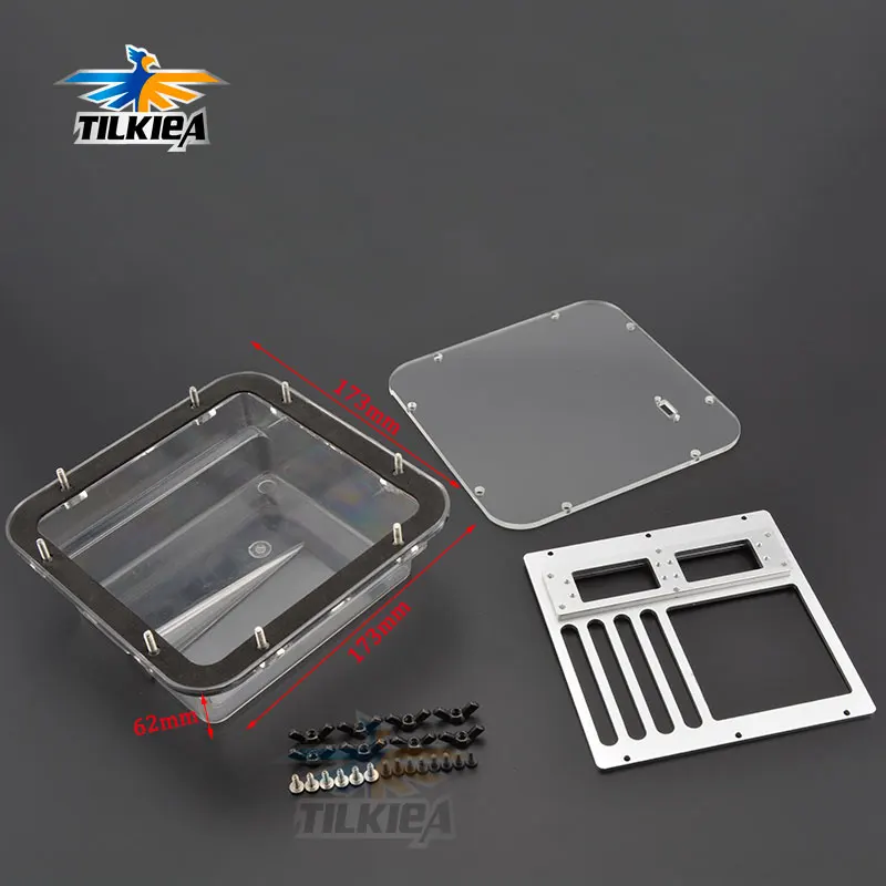 

Good Quality Waterproof Sealed Servo Radio Box 173X173X62mm for Marine Gas Nitro RC Boat