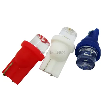 

30PCS T10 Bulb Base Type Side Marker Light Instrument Panel Light Dashboard Led Light Blue Red White For Auto Motor Cycle