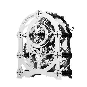 

3D Metal Model Puzzle Mechanical Clock DIY Nano Laser Cut Assemble Jigsaw Toy Desktop decoration Educational Toys GIFT Children