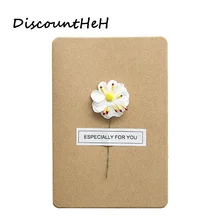 Модная индивидуальная Современная практичная специальная открытка с изображениями цветов Классический роскошный кулон