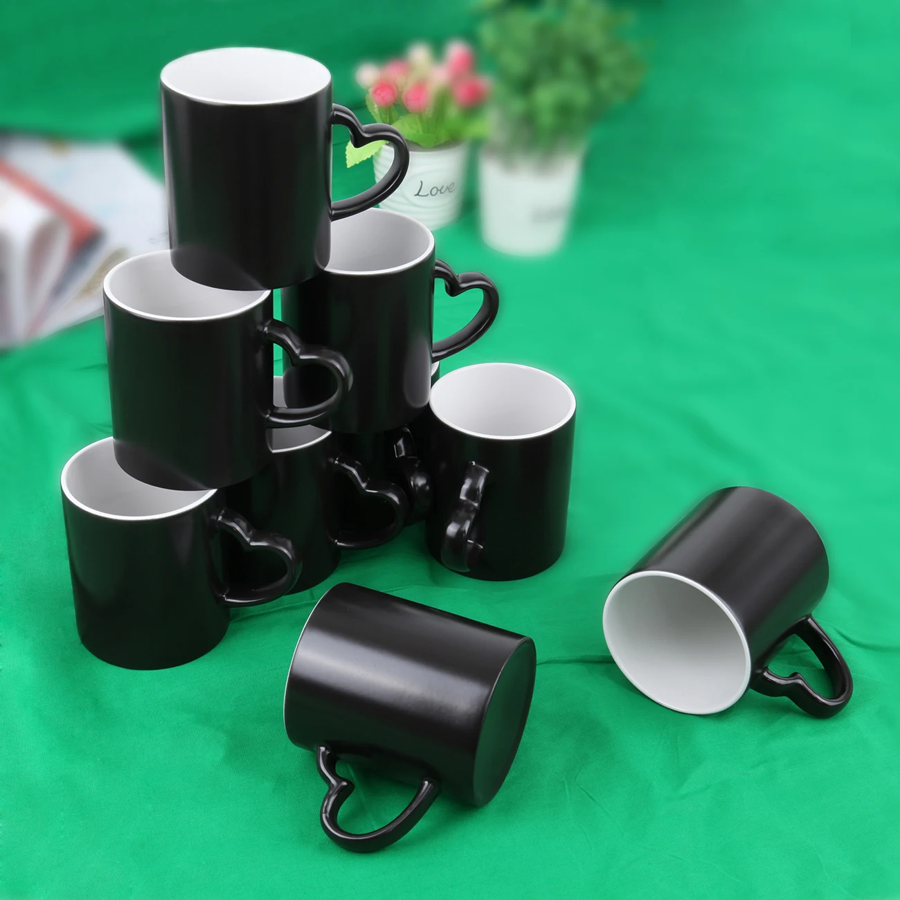 

36pcs 11oz Magic Cup Heat Transfer Sublimation Cups Color Change Black