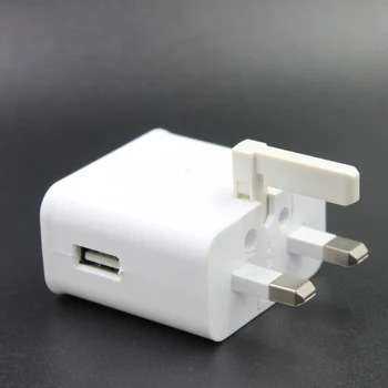 

good quality Fast charger 5V 2A UK push third foot Plug Wall Charger adapter For Samsung Galaxy Note 3 4 S6 s7 s8 30pcs