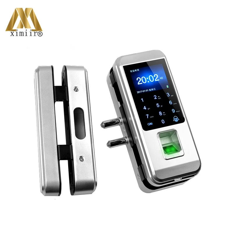  Smart Keyless Fingerprint Door Lock With Remote Control For Home Office Frameless Glass Door Access - 33045181924