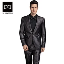 Tailor-made Men Dress Suit Blazer Slim fit Men Groom Wedding Suit Tuxedo 2 Pieces(Jacket+Pants)