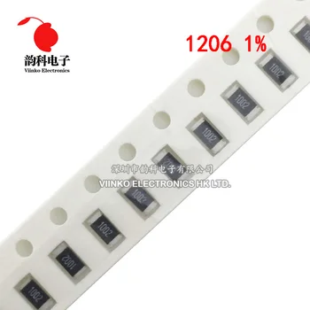 

200pcs 1206 1% SMD Resistor 12K ohm Chip Resistor 0.25W 1/4W 12K ohms