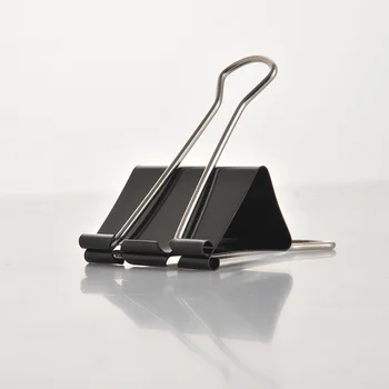 

Manufacturers Selling Ticket Clips To 32 mm Long Tail Black Students Office Stationery Iron Dovetail Clamps Are Durable
