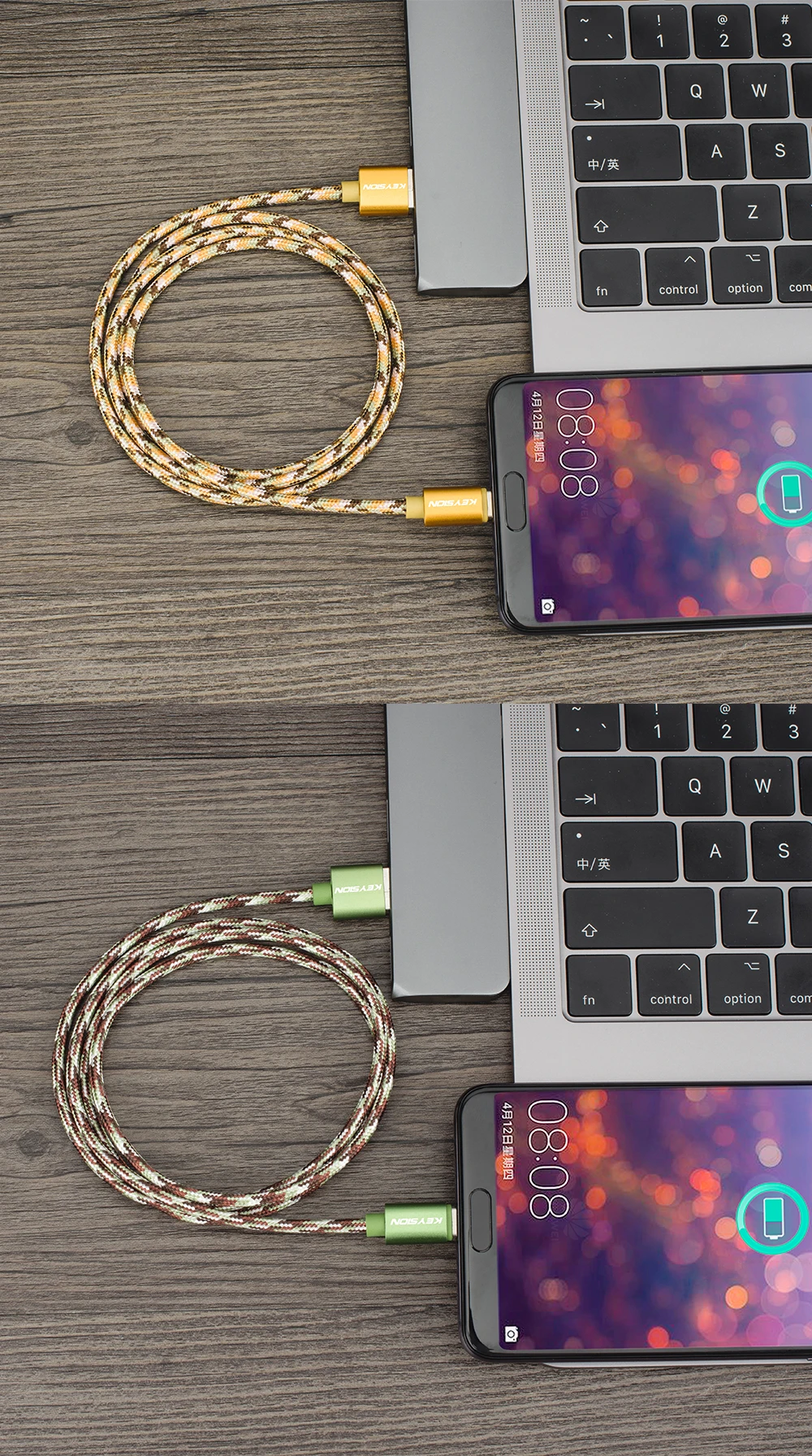 KEYSION usb type-C кабель для samsung A50 A70 Быстрая зарядка type C мобильный телефон зарядный провод USB-C кабель для Xiaomi mi9 Redmi note7