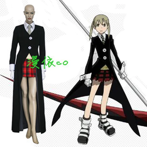 ソウルイーターマカ アルバーンのコスプレ衣装コート シャツ ネクタイ スカート Aliexpress