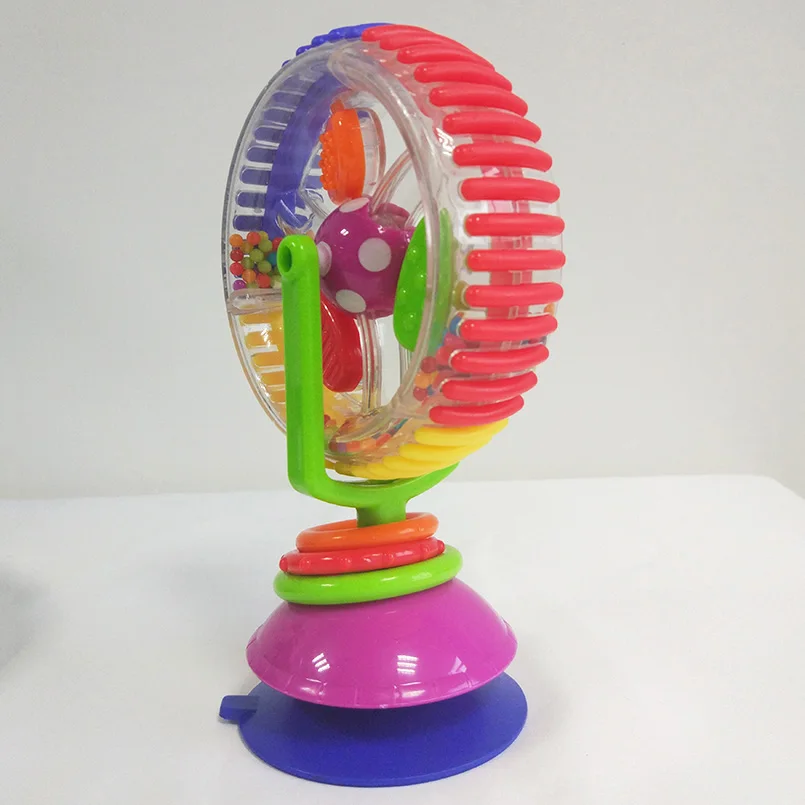 Toddlers Tricolor Ferris Wheel Suckers Baby Toy Musical Creative Intelligence Development Newborn Toy Puzzle for 0-12 Months