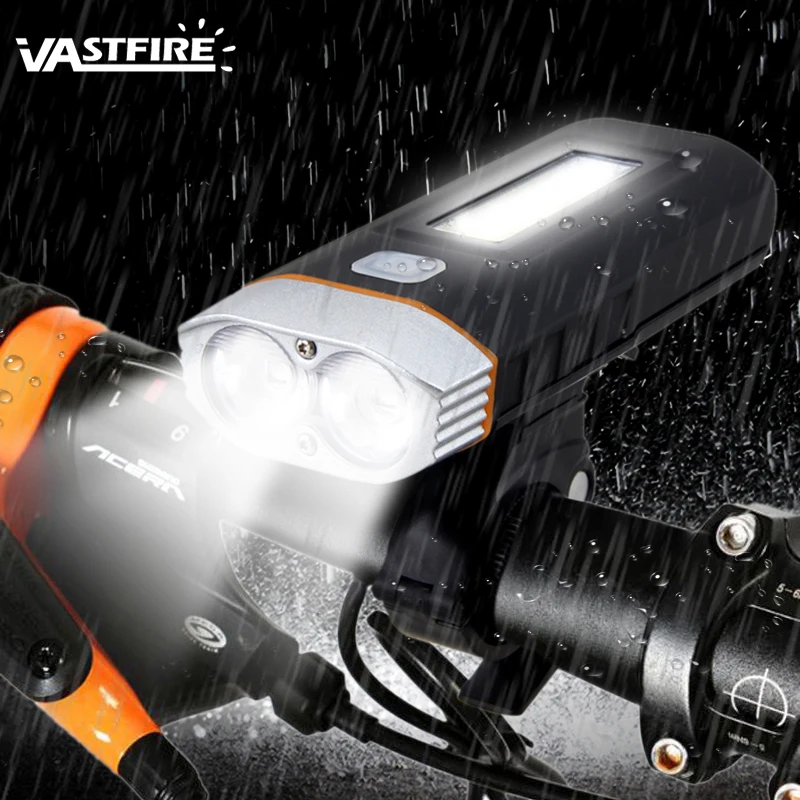 VastFire MTB 500 Lumens LED MTB Bicycle light T6+COB Front Bike Light
