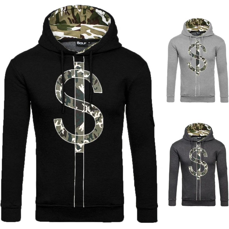 good quality dollars print luxury tracksuits for men 2016 new brand