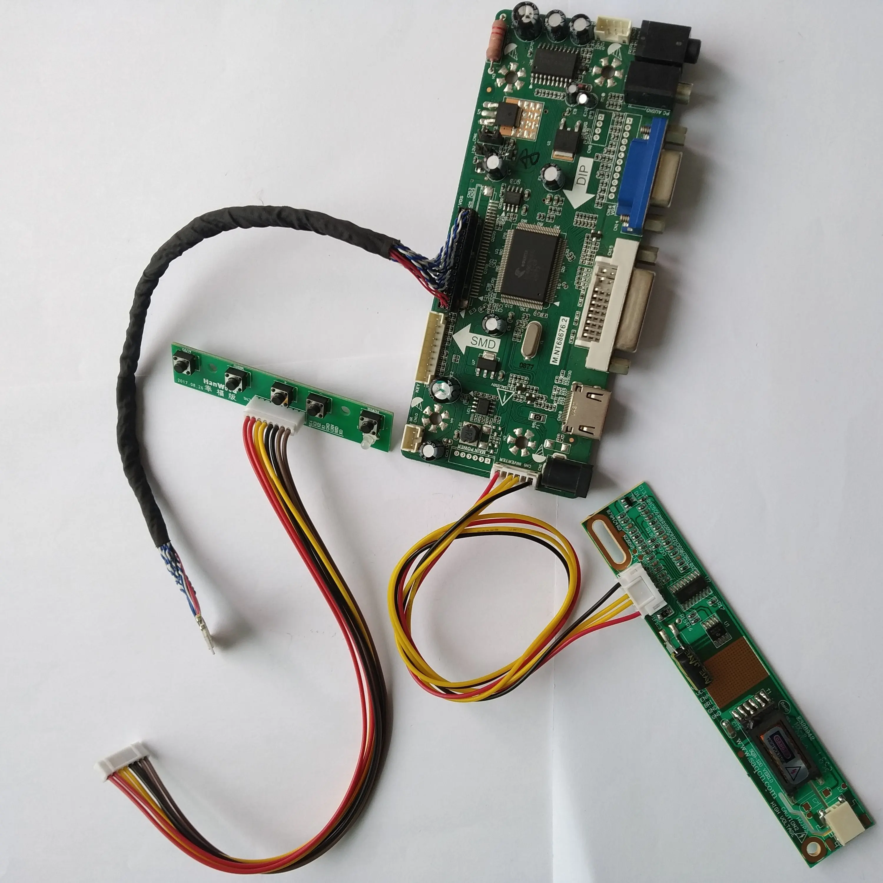  M.NT68676 driver kit Audio Controller board HDMI DVI VGA LCD LVDS For LP156WH1(TL)(A3)/N156B3-L0B 1