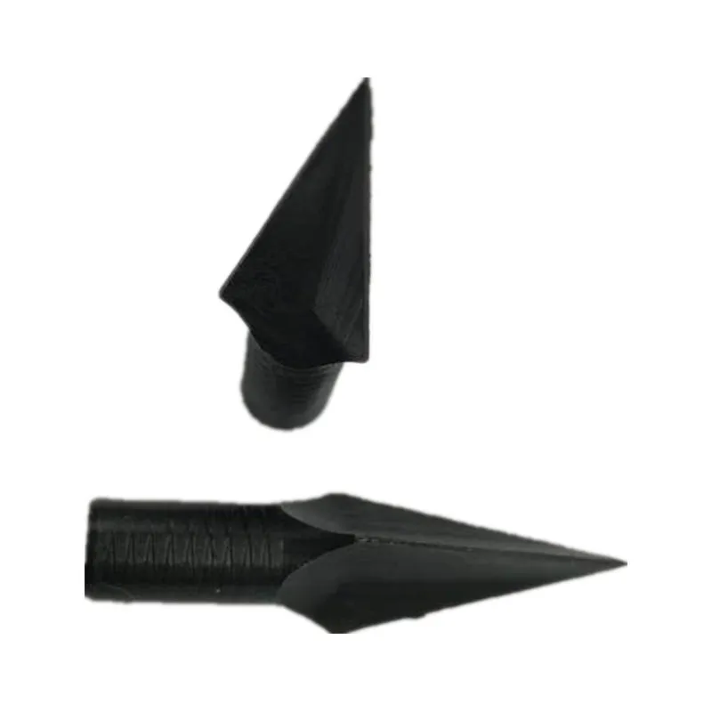 3/6/12pcs Black Arrowheads Retro Alloy Steel Traditional Broadheads Arrow Head Tips Point for 8mm Arrows Outdoor Accessories