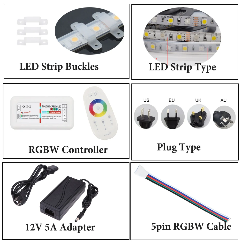 BLYN DC12V RGBW Светодиодные ленты 5050 IP67 IP65 Водонепроницаемый 5 м RGBWW диод лента огни