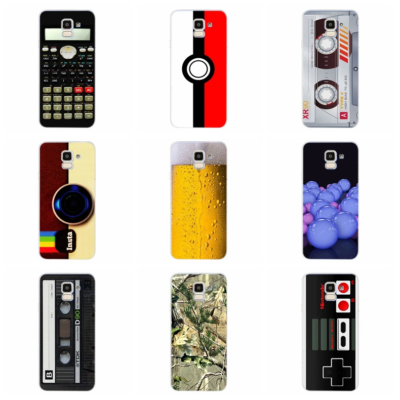 For Samsung Galaxy S9 S8 Plus J5 J7 S7 edge Note 8 J530F A3 2017 TPU Case Design Pattern Soft Painted Shell Cover Fundas D129 |