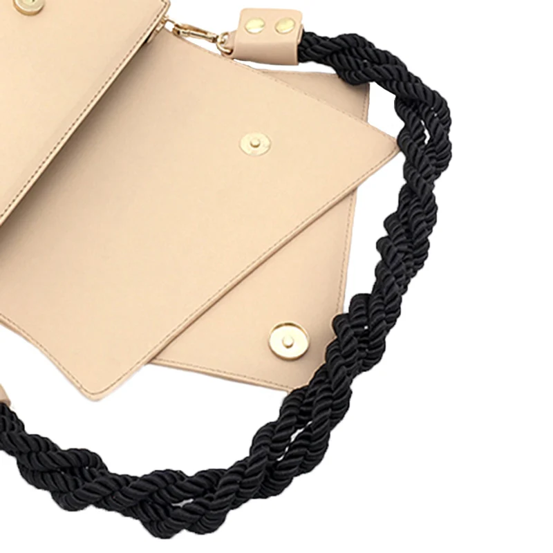 Autumn Hot Women New Shoulder Bags INS Popular Female Fahsion Crossbody Knit Flap Ladies Travel Weave Messenger Bolsa SS3414 (4)