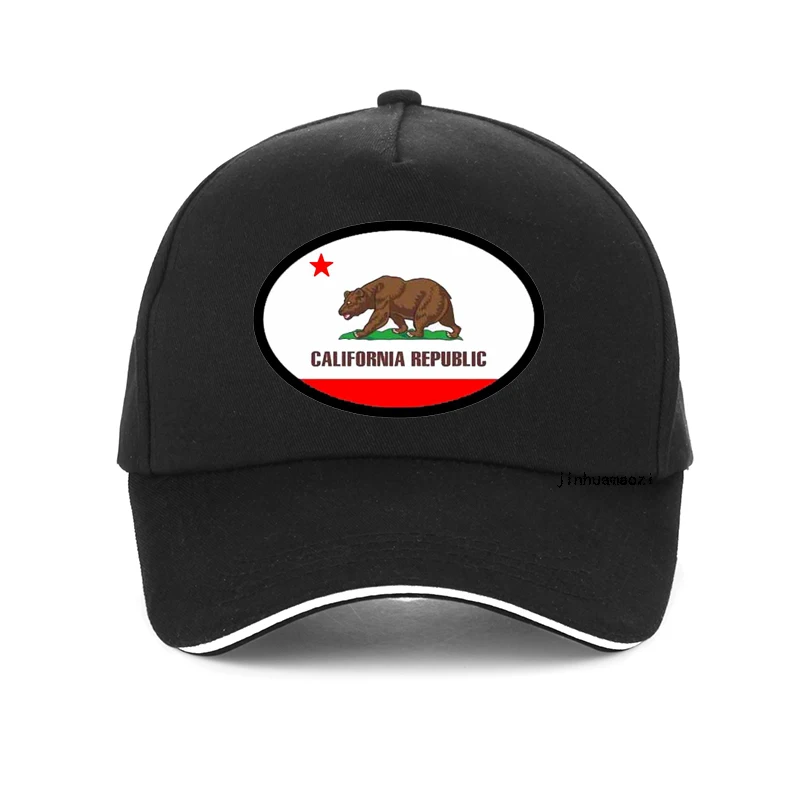 

California Mesh Trucker Cap Men Bear California Republic Flag hat men Women New United States state flagsBaseball Cap Summer