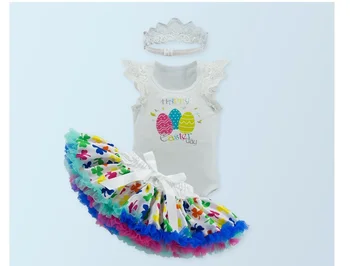 

50-57cm DOLLMAI reborn silicone baby girl dolls clothes easter eggs angel princess dress with headband dolls accessories