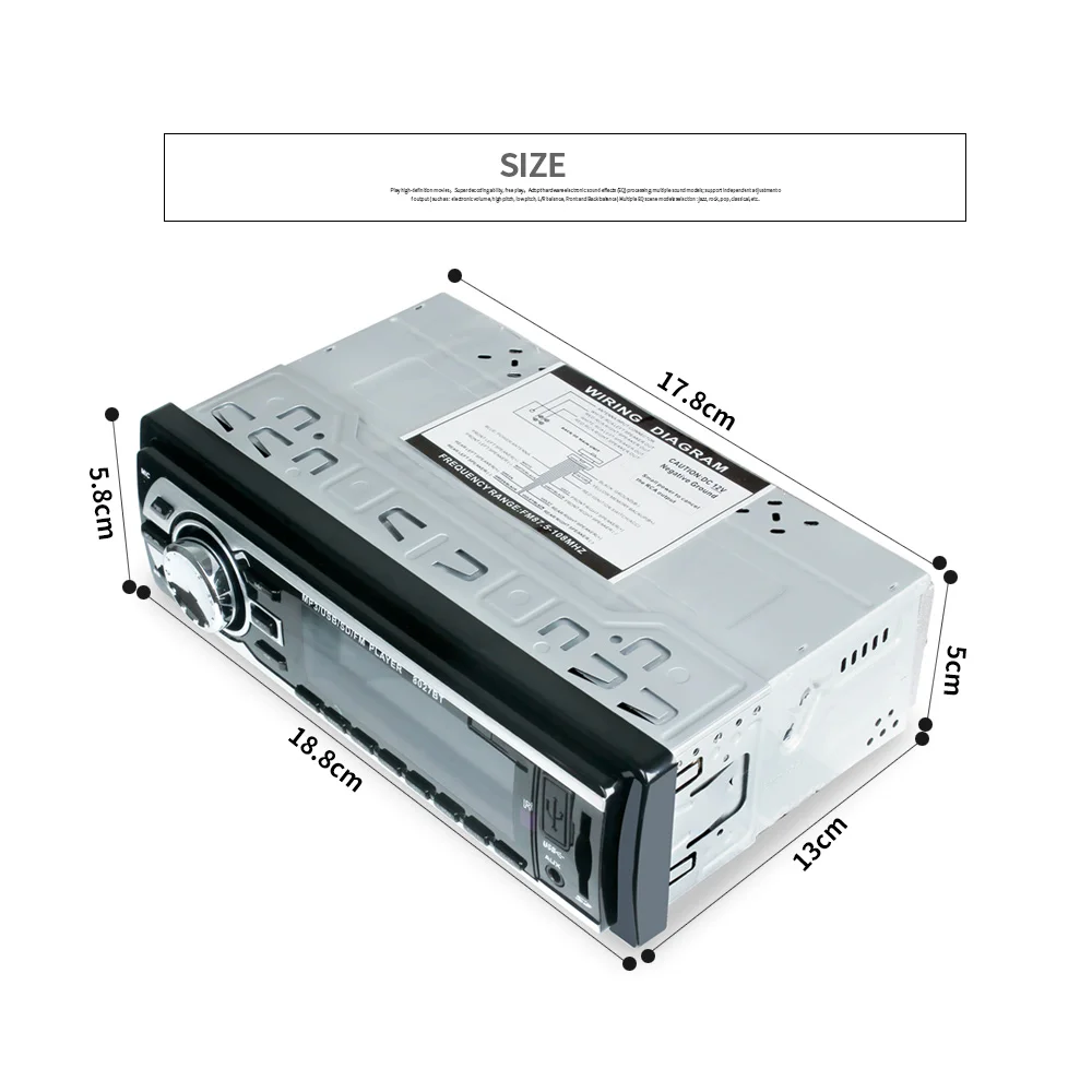 Package included: 1x Car Radio