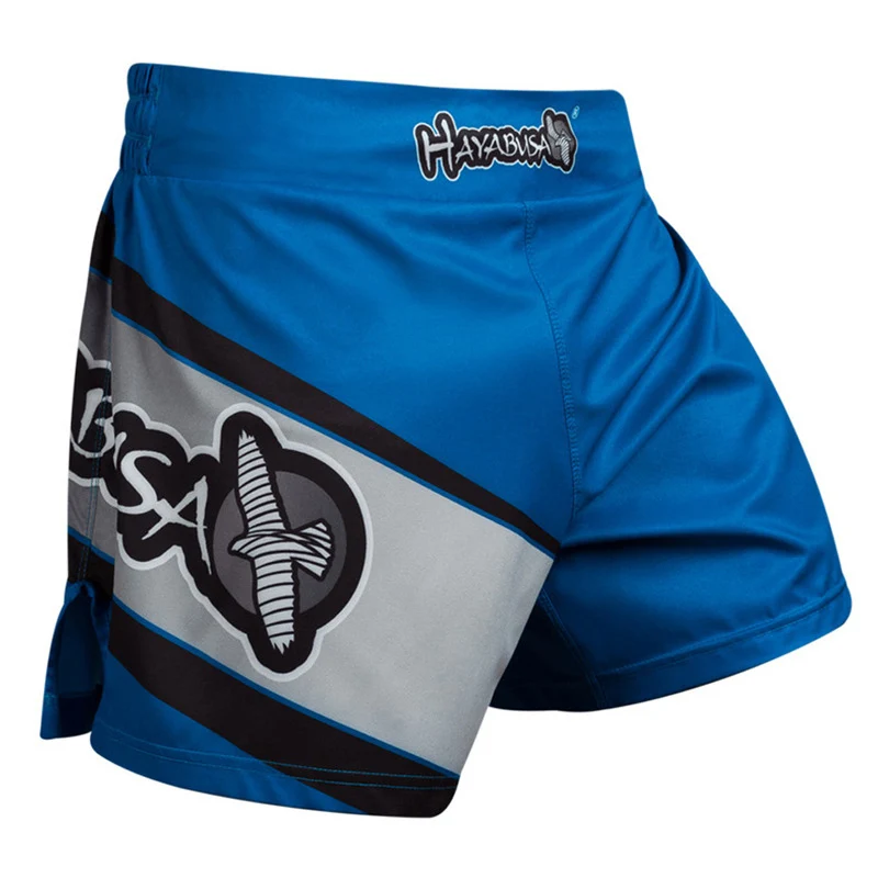 Профессиональные боксерские штаны для мужчин с принтом ММА шорты дышащие бои Муай Тай тренировочные штаны тренажерный зал Санда спортивная одежда - Цвет: H23