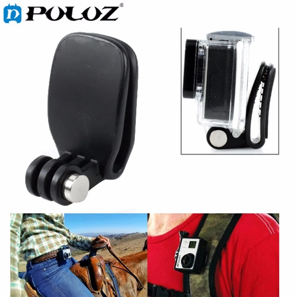 For Go Pro Accessories Travel Tripod Monopod Cap Quick Clip Clamp Head Quickclip for GoPro HERO5