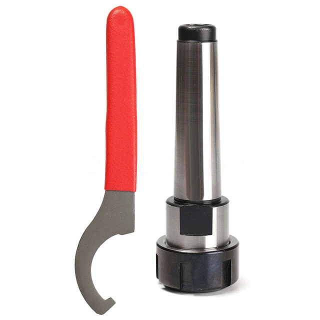 MT3 ER25 M12 Collet Chuck Extension Holder W/ Spanner For CNC Milling Turning
