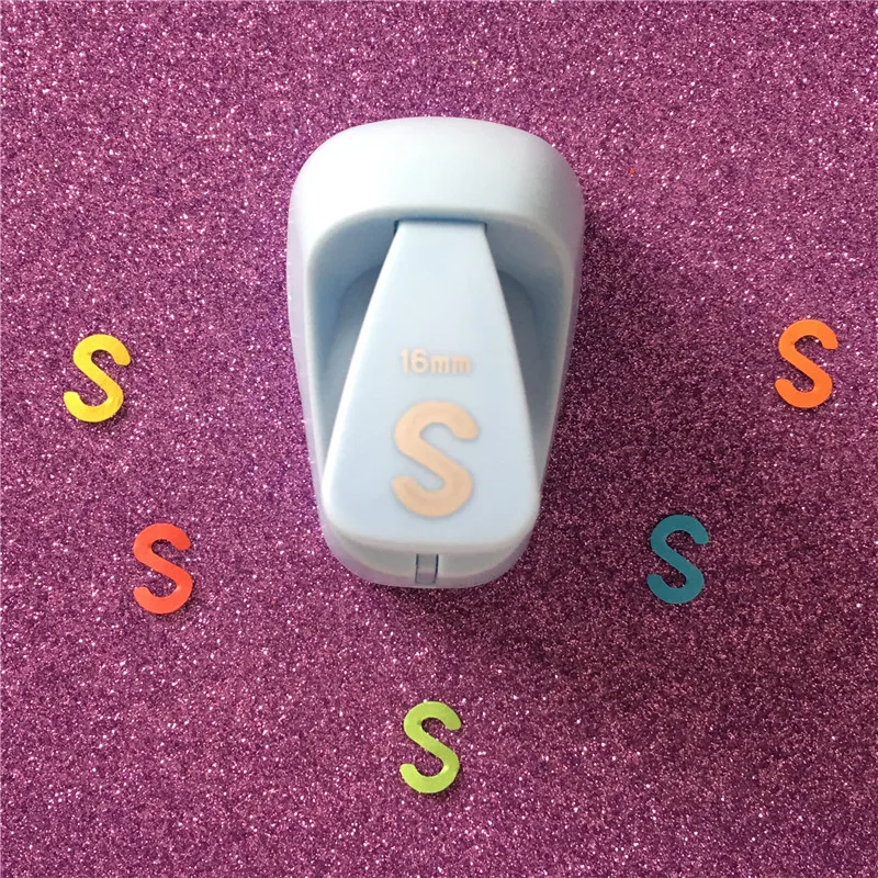 Бесплатная доставка алфавит S shaped save power paper/eva craft punch скрапбук ручной работы