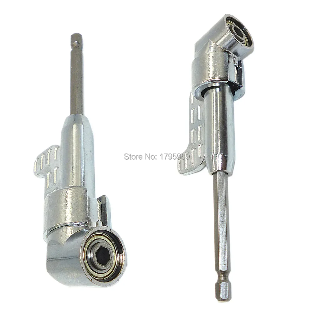 2pcs 1/4&quot Hex Screwdriver Bit Holder Tool 360 Degree Adjustable Right Angle Extension Bits Driver Adapter Converter | Инструменты