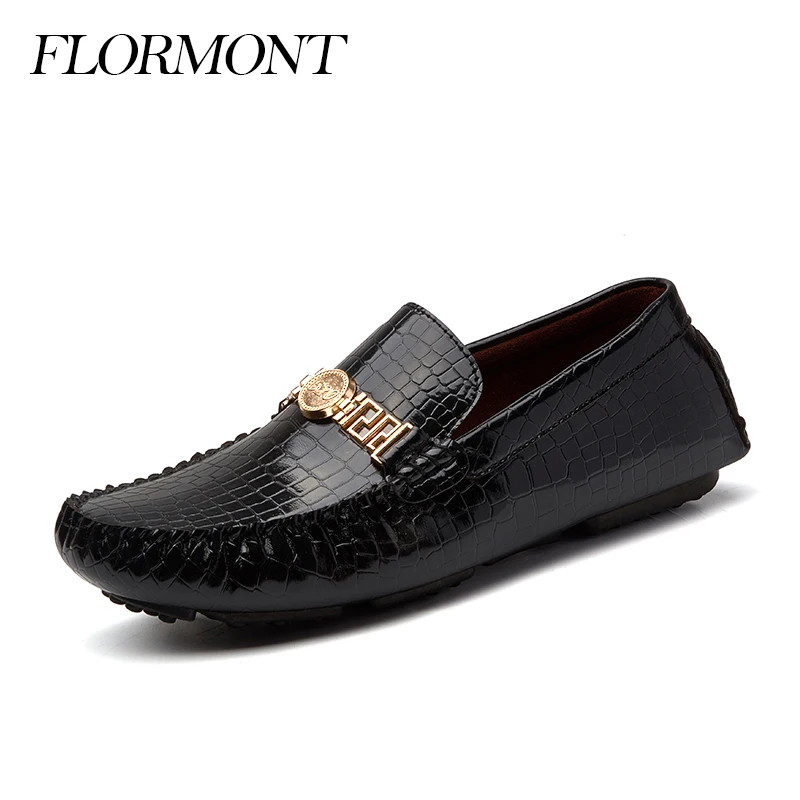 

Cocodrilo Soft Leather Shoes Driving Moccasins Men Italian Loafers Breathable Mens Casual Shoes Flats Luxury Brand Hook Designer